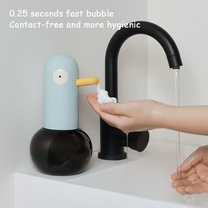 Cute Duck Automatic Foam Soap Dispenser Rechargeable Touchless Hand Washing Machine For Bathroom Kitchen(Blue) - Soap Dispenser by buy2fix | Online Shopping UK | buy2fix