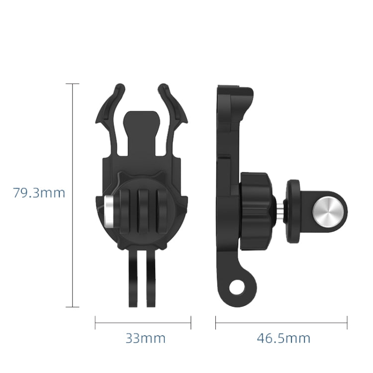 TELESIN GP-MTB-T02 Sports Camera Double Head J-Buckle Backpack Quick Release Conversion Accessory(Rotatable) -  by TELESIN | Online Shopping UK | buy2fix