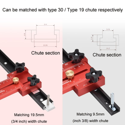 Fonson Woodworking Roller Table Saw Thin Cutting Board Guide Stopper, Model: GD704B - Others by Fonson | Online Shopping UK | buy2fix