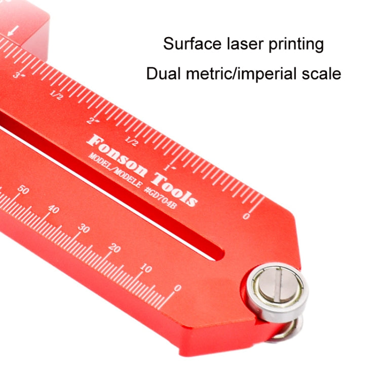 Fonson Woodworking Roller Table Saw Thin Cutting Board Guide Stopper, Model: GD704B - Others by Fonson | Online Shopping UK | buy2fix