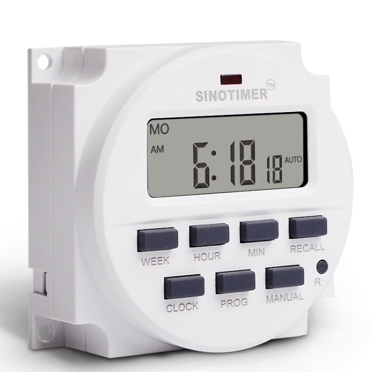 SINOTIMER TM618N-1 110V 7 Days Weekly Programmable Digital Electronic Timer Switch - Switch by SINOTIMER | Online Shopping UK | buy2fix