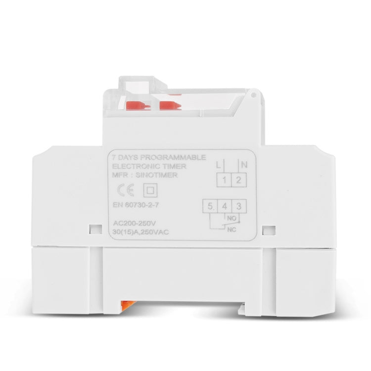 SINOTIMER TM919B-2 220V 30A Programmable Digital Timer Switch Automatic Cycle Timing Controller - Switch by SINOTIMER | Online Shopping UK | buy2fix