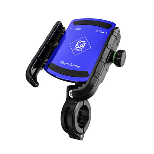 Kewig M8S Bicycle Aluminum Navigation Mount Outdoor Cycling Cell Phone Holder(Blue) - Holder by Kewig | Online Shopping UK | buy2fix