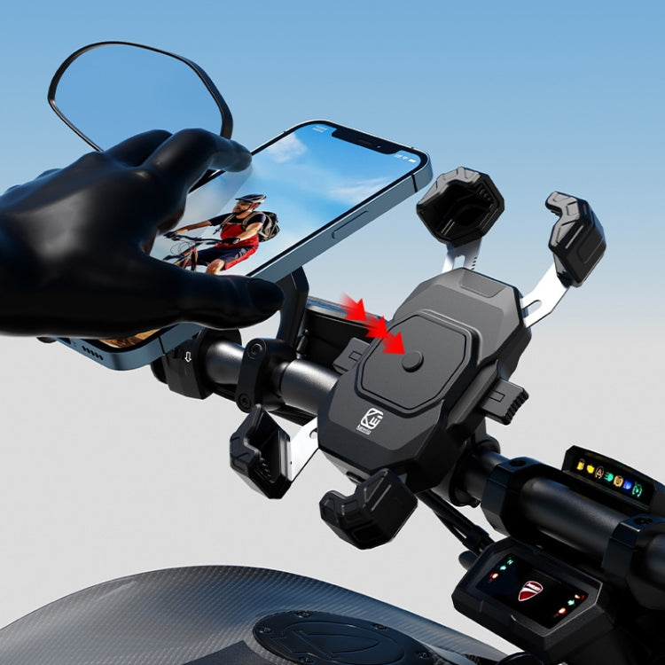 Kewig Motorcycle Navigation Phone Holder Outdoor Riding Charging Bracket, Model: M11-G2-A2 - Holder by Kewig | Online Shopping UK | buy2fix