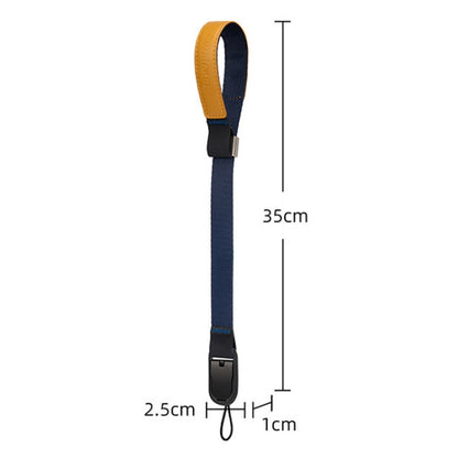 Cwatcun H81 Leather Camera Quick Detachable Non-Slip Wrist Strap(Blue) - Camera Strap by Cwatcun | Online Shopping UK | buy2fix