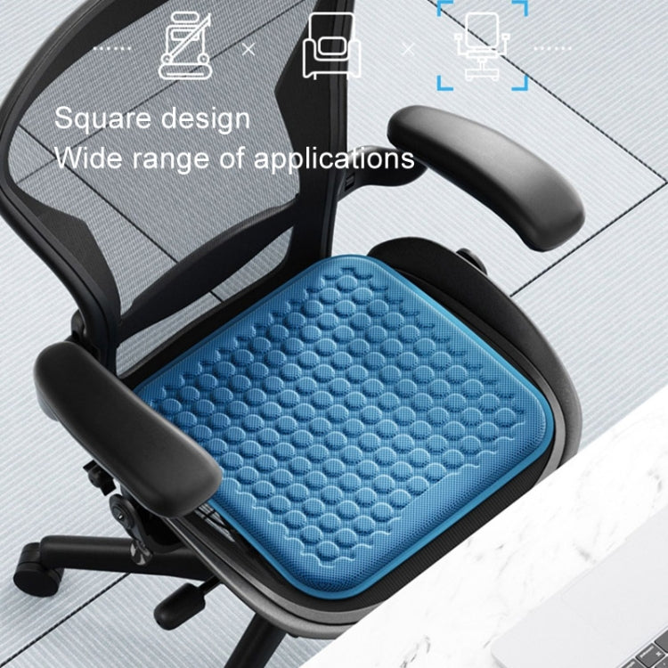 HELLOLEIBOO Car Gel Ice Cushion Four Seasons Universal Breathable Seat Cushion, Color: Blue - Seat Accessories by HELLOLEIBOO | Online Shopping UK | buy2fix