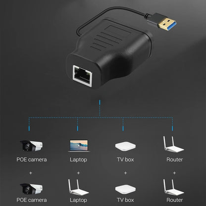 Network 1 In 2 Sharer RJ45 1 To 2 Network Splitter - Network Hubs by buy2fix | Online Shopping UK | buy2fix