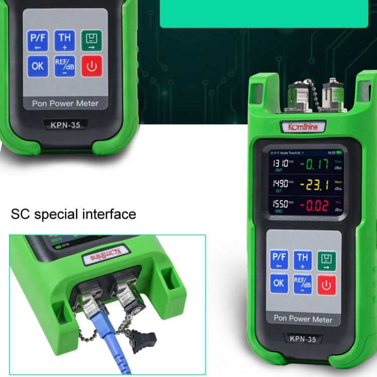 Komshine KPN-35 High Precision PON Optical Power Meter 1310/1490/1550nm Fiber Tester(SC/UPC Interface) - Fiber Optic Test Pen by Komshine | Online Shopping UK | buy2fix