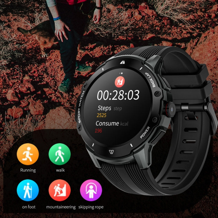 LOKMAT APPLLP 1.43-inch 2G + 32G Android SIM Card 4G Full Network WiFi Smart Watch(Black) - Smart Watches by LOKMAT | Online Shopping UK | buy2fix