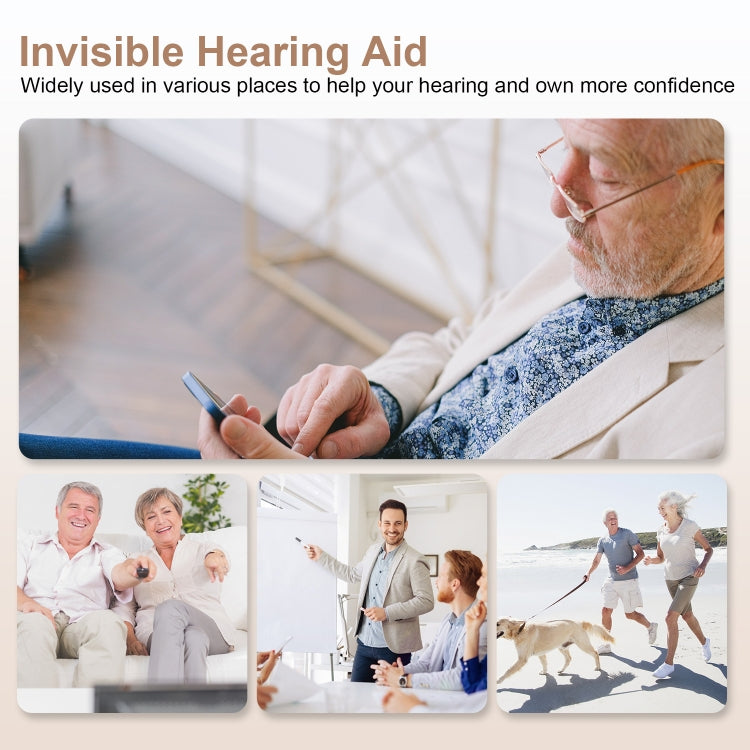 Z-26D1 Digital DSP In-ear TWS Invisible Hearing Aid Rechargeable Touch Control Sound Amplifier(Skin Color) - Hearing Aids by buy2fix | Online Shopping UK | buy2fix