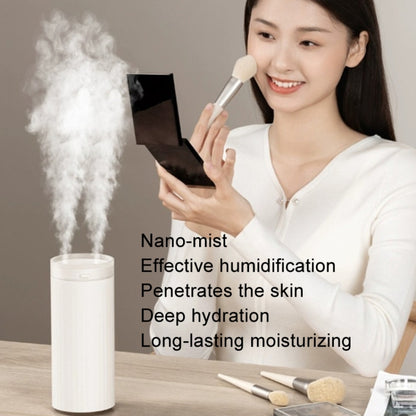 JisuLife HU16 Desktop Dual Mist Ports Humidifier, Color: White Plug-in - Air Purifiers & Accessories by JisuLife | Online Shopping UK | buy2fix