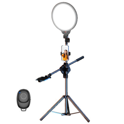 12.6 Inch Full-Screen Selfie Ring Light Tripod Set For Live Stream, Spec: 210cm Overhead Shot - Selfie Light by buy2fix | Online Shopping UK | buy2fix