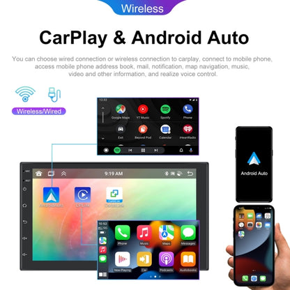 10.1inch Android 13.0 Dual Butt Universal Wireless Carplay Car Navigation Center Control All-In-One Monitor(Standard+AHD Camera) - Car MP3 & MP4 & MP5 by buy2fix | Online Shopping UK | buy2fix