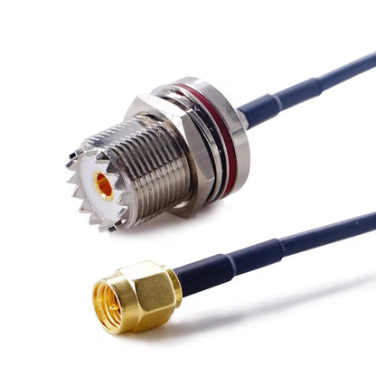 30cm SMA Male To SO239 UHF Female Coaxial RF Cable RG174 Coaxial Connector - Connectors by buy2fix | Online Shopping UK | buy2fix