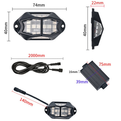 10 in 1 Car Chassis Light RGB Colorful Atmosphere Light - Atmosphere lights by buy2fix | Online Shopping UK | buy2fix