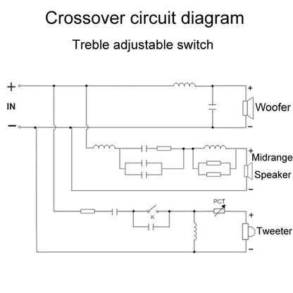 3505B High Medium And Low 3-Way Audio Crossover Stage Speaker Divider - Audio Crossover by buy2fix | Online Shopping UK | buy2fix