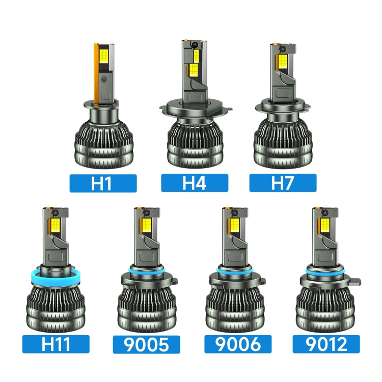 18 LED Three Copper Tube Aluminum Alloy Waterproof Thick Car Headlights, Bulb: H11 - LED Headlamps by buy2fix | Online Shopping UK | buy2fix