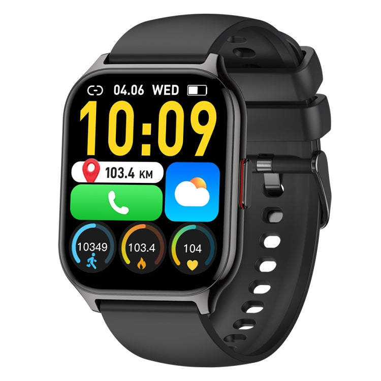 Blood Oxygen / Sleep / Heart Rate Health Monitoring Smart Watch Square Sports Watch(Black) - Smart Watches by buy2fix | Online Shopping UK | buy2fix