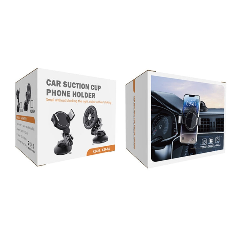 Central Control Instrument Panel Car Navigation Universal Phone Holder, Model: X24-6 Clip Suction Cup - Universal Car Holders by buy2fix | Online Shopping UK | buy2fix