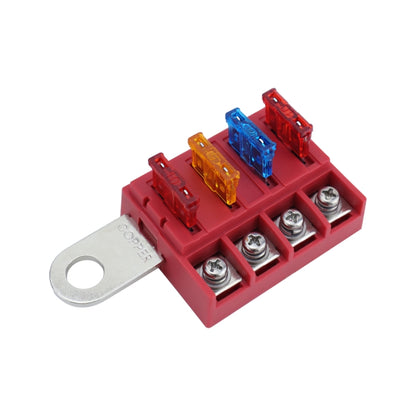 4-way RV Yacht Ignition Protection Battery Terminal Fuse Block, Specification: Two - Fuse by buy2fix | Online Shopping UK | buy2fix