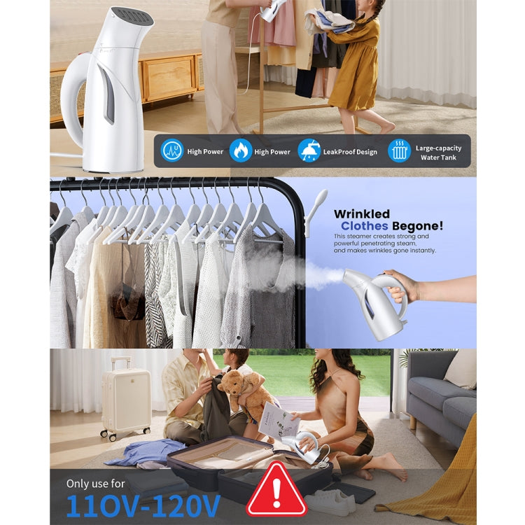 LM-1609S Portable Steam Handheld Electric Iron Home Mini Hanging Iron, Spec: EU Plug - Garment Steamer by buy2fix | Online Shopping UK | buy2fix