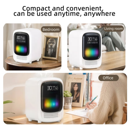 FS101 3.5L Colorful Light Home Bluetooth Music Aromatherapy Humidifier, Spec: US Plug(Whtie) - Air Purifiers & Accessories by buy2fix | Online Shopping UK | buy2fix