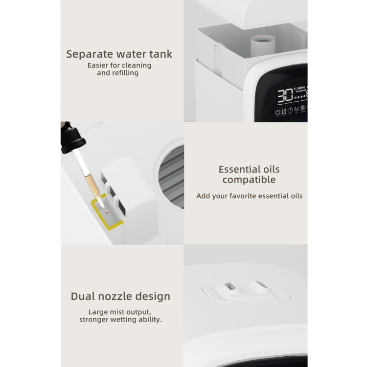 FS101 3.5L Colorful Light Home Bluetooth Music Aromatherapy Humidifier, Spec: AU Plug(Whtie) - Air Purifiers & Accessories by buy2fix | Online Shopping UK | buy2fix