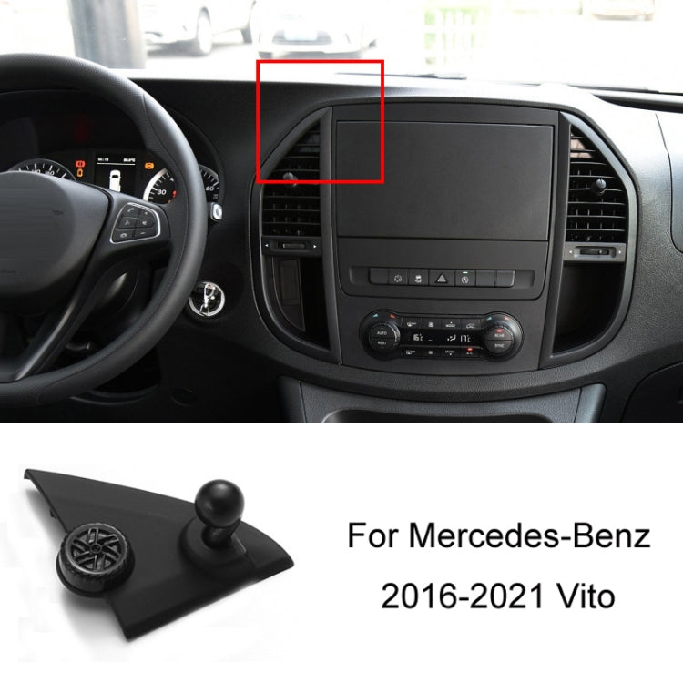 For Mercedes-Benz Mobile Phone Holder Car Air Outlet Base, Model: 16-21 Vito - Special Car Holders by buy2fix | Online Shopping UK | buy2fix