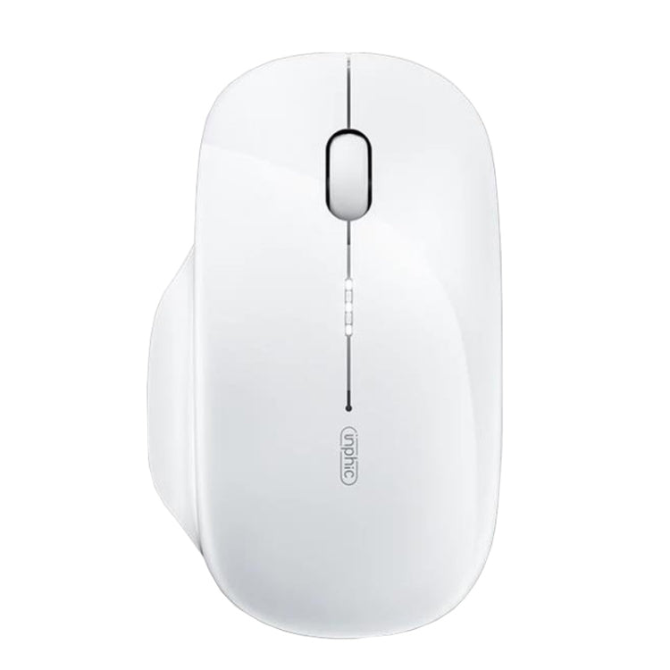 Inphic M1 2nd Generation Wireless Mice Rechargeable Mute Business Office Home Laptop Mouse, Color: 2.4G White - Wireless Mice by Inphic | Online Shopping UK | buy2fix