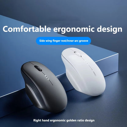 Inphic M1 2nd Generation Wireless Mice Rechargeable Mute Business Office Home Laptop Mouse, Color: 2.4G White - Wireless Mice by Inphic | Online Shopping UK | buy2fix