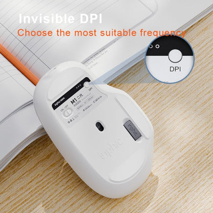 Inphic M1 2nd Generation Wireless Mice Rechargeable Mute Business Office Home Laptop Mouse, Color: 2.4G Silver - Wireless Mice by Inphic | Online Shopping UK | buy2fix