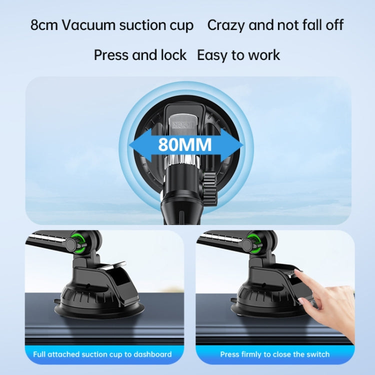 Car Suction Cup Extended Tube Stacking Screen Phone Tablet Universal Holder - Universal Car Holders by buy2fix | Online Shopping UK | buy2fix