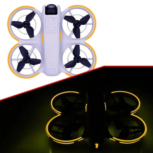 For DJI Neo Luminous Stickers Night Glow Cool Film(Yellow) - Stickers by buy2fix | Online Shopping UK | buy2fix