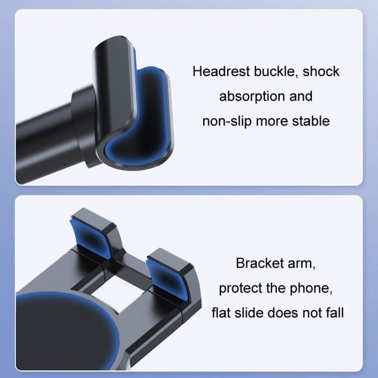 Car Seat Backrest Mobile Phone Tablet Holder, Model: A081+X159 - Universal Car Holders by buy2fix | Online Shopping UK | buy2fix