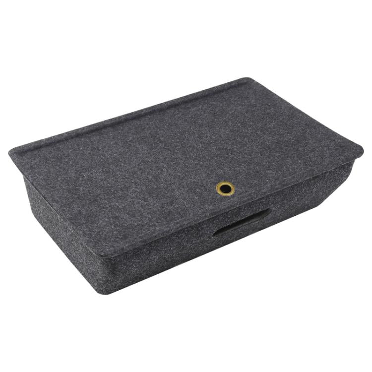 240 x 375 x 105mm For Tesla Model Y Car Under Seat Hidden Felt Storage Boxes - Stowing Tidying by buy2fix | Online Shopping UK | buy2fix