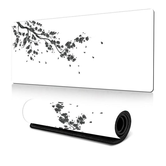 400x900x2mm Ink Painting Cherry Blossom Rubber Non-Slip Mouse Pad Desk Mat(Pattern 20) - Mouse Pads by buy2fix | Online Shopping UK | buy2fix