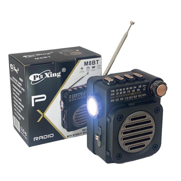 PuXing M8BT Mini Multi-band FM / AM / SW Radio with LED Flashlight - Radio Player by PuXing | Online Shopping UK | buy2fix