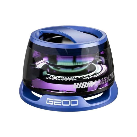 G200 Magnetic Bluetooth TWS Mini Speaker Subwoofer With Colorful Atmosphere Light(Blue) - Mini Speaker by buy2fix | Online Shopping UK | buy2fix