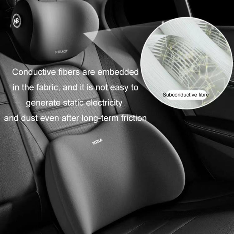 Car Mmemory Foam Support Driving Cushion, Color: Coffee Lumbar Support - Seat Accessories by buy2fix | Online Shopping UK | buy2fix