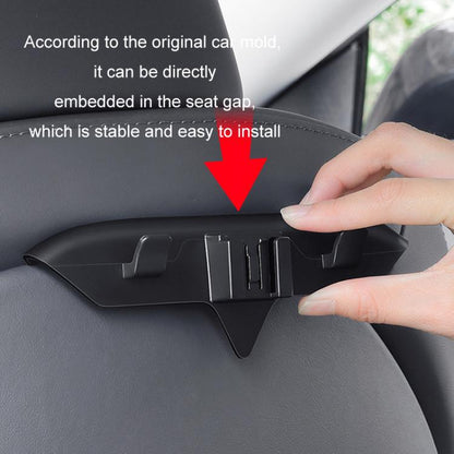 For Tesla Model 3/Y Rear Seat Hooks, Specifications: Triple Hook - Special Car Holders by buy2fix | Online Shopping UK | buy2fix