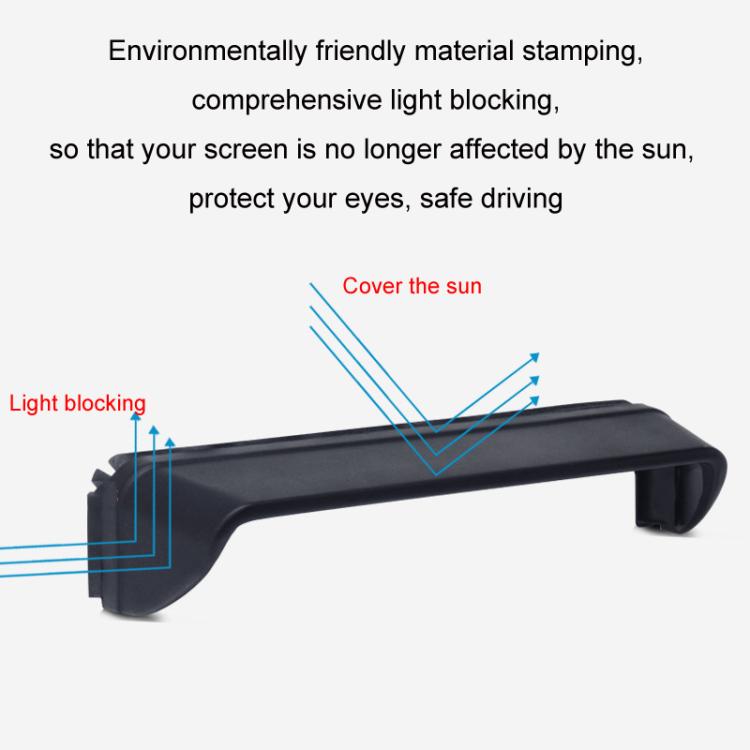 Car Navigation Display Universal Sun Visor, Size: Carbon Pattern M - Car Interior Mouldings by buy2fix | Online Shopping UK | buy2fix