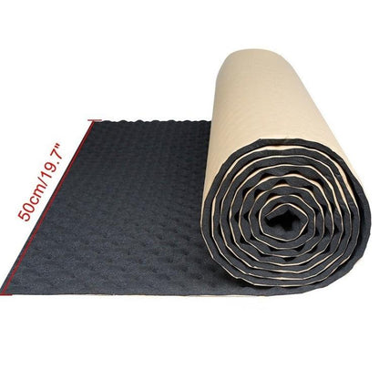 100x50x2cm Car Rubber Plastic Self-adhesive Wave Crest Shockproof Sound-absorbing Cotton - Sound & Heat Insulation Cotton by buy2fix | Online Shopping UK | buy2fix