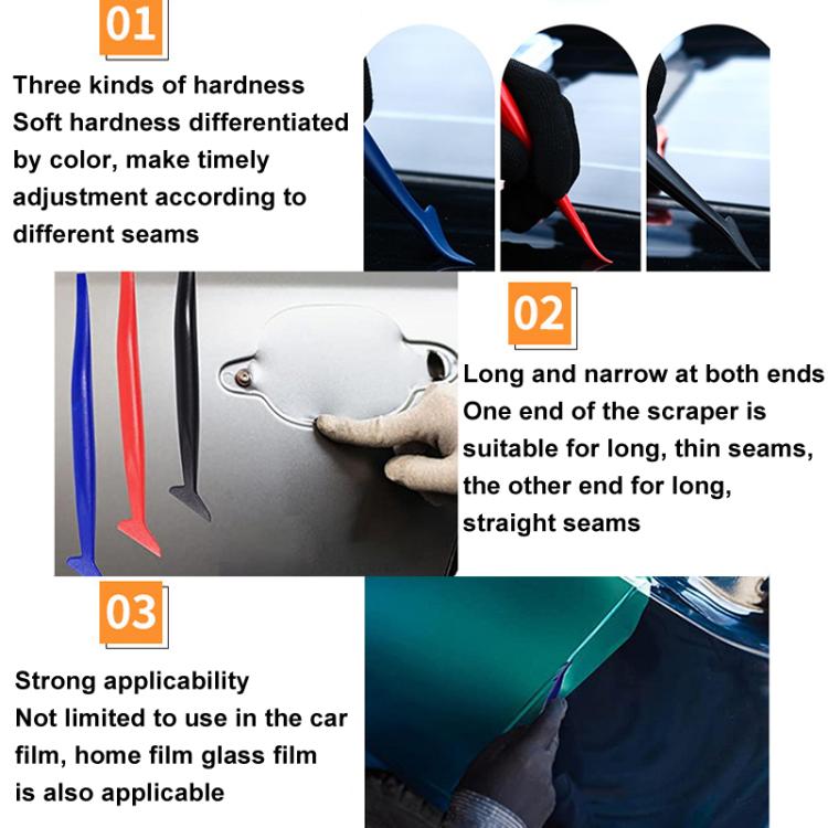 5pcs /Set Car Film Edge Trimmer Car Film Tool Seam Tucking Scraper - Sticker Tools by buy2fix | Online Shopping UK | buy2fix