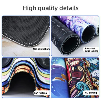 Large Abstract Mouse Pad Gamer Office Computer Desk Mat, Size: 300x800x2mm(Abstract Fluid 2) - Mouse Pads by buy2fix | Online Shopping UK | buy2fix