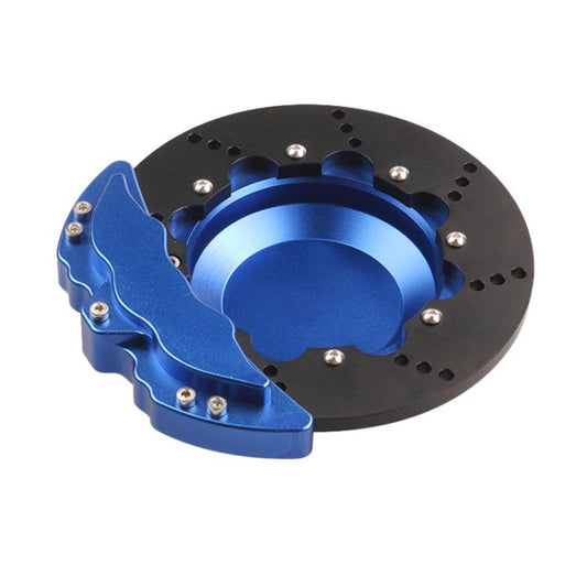 Car All-Aluminum Brake Disc Ashtray, Size: Rotating(Blue Black Edge) - Ashtrays by buy2fix | Online Shopping UK | buy2fix