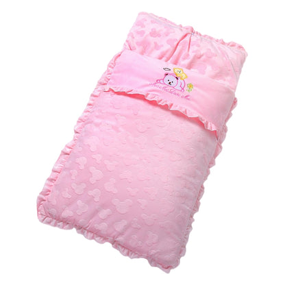 Autumn and Winter Models Thicken Baby Sleeping Bag Cartoon Embroidery Baby Stroller Accessories(Pink) - Sleeping Bag by buy2fix | Online Shopping UK | buy2fix