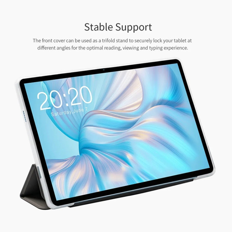 Teclast 3-Fold Holder Smart Tablet Leather Folio Case for Teclast M50 Plus - Teclast by TECLAST | Online Shopping UK | buy2fix