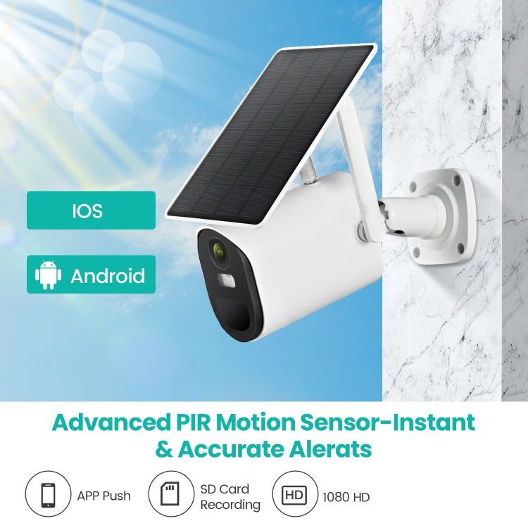 T20 1080P Full HD 4G (US Version) Solar Powered Camera, Support PIR Human Body Infrared Sensor, Night Vision, Two Way Audio, TF Card - Security by buy2fix | Online Shopping UK | buy2fix