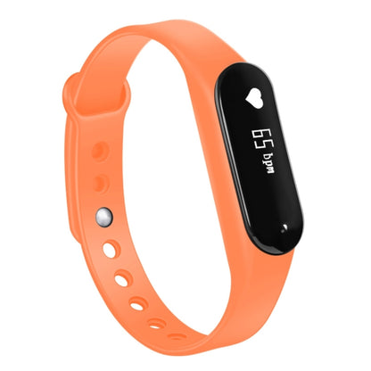 CHIGU C6 0.69 inch OLED Display Bluetooth Smart Bracelet, Support Heart Rate Monitor / Pedometer / Calls Remind / Sleep Monitor / Sedentary Reminder / Alarm / Anti-lost, Compatible with Android and iOS Phones (Orange) - Smart Wear by buy2fix | Online Shopping UK | buy2fix