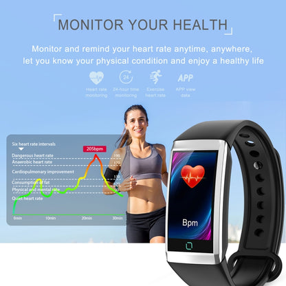 TD19 1.14 inches IPS Screen Smart Bracelet IP67 Waterproof, Support Call Reminder / Heart Rate Monitoring / Blood Pressure Monitoring / Sleep Monitoring /  Remote Camera (Black) - Smart Wear by buy2fix | Online Shopping UK | buy2fix